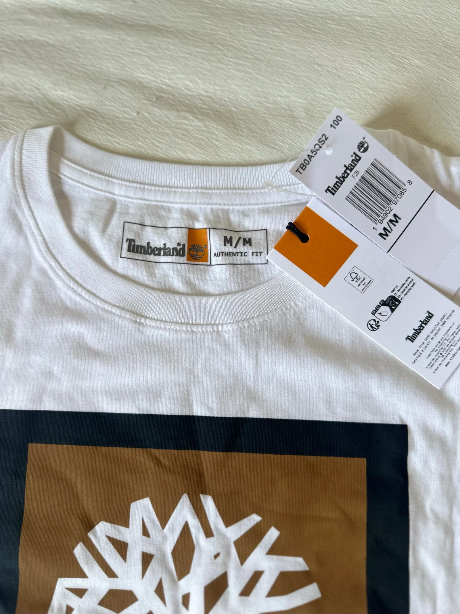 T-shirt Timberland branca – photo 2